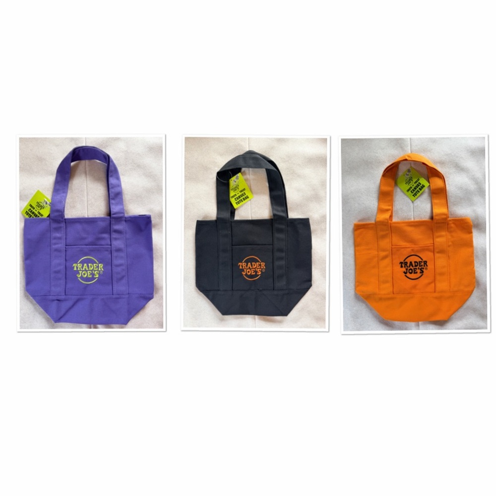 Halloween Mini Trader Joe's Tote Bags 
Sets of 3